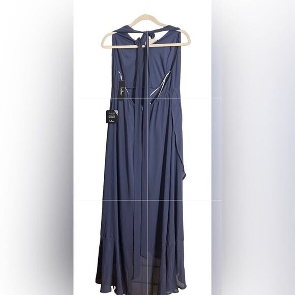 LULUS RUFFLE OPEN BACK MAXI DRESS SIZE XL - Picture 2 of 6